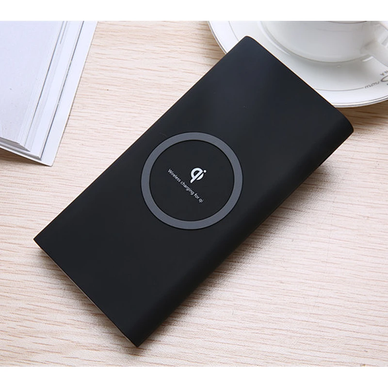 Portable 10000mah Power Bank Fast Charging QI Wireless Charger