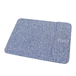 Trendy high quality led ultra thin PU wireless charger mouse pad