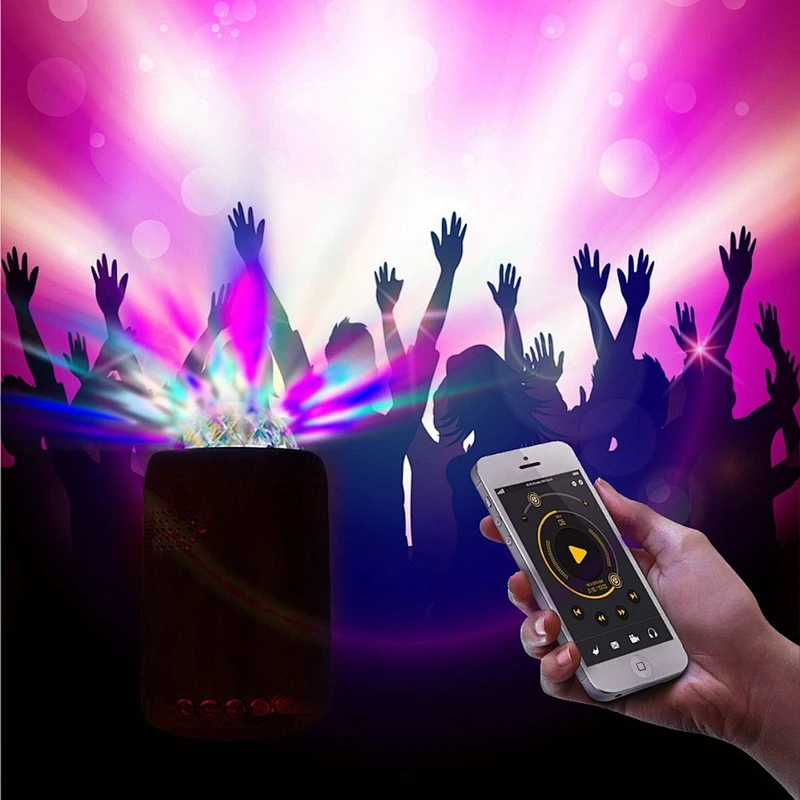 indoor wireless colorful disco light speaker