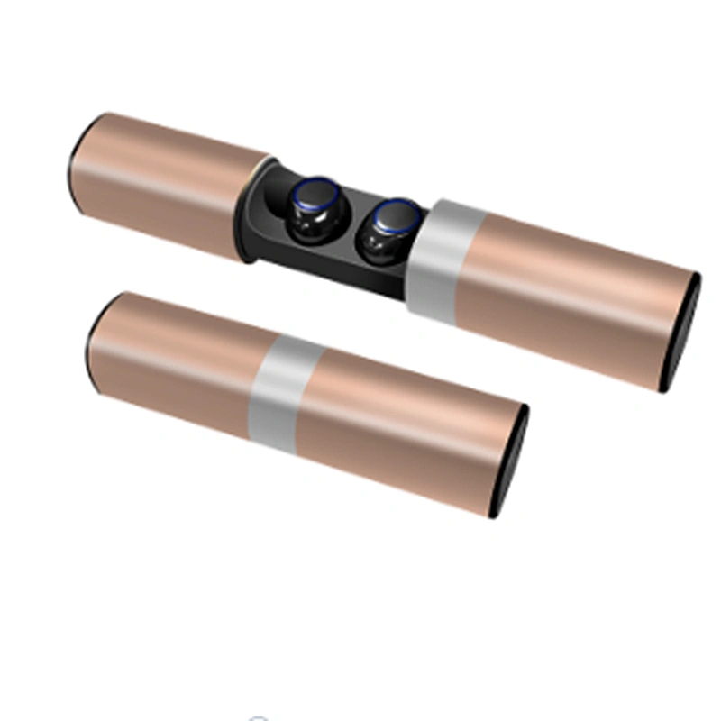 OEM Magnetic BT5.0 Aluminum Alloy Pull Touch Stereo Mic Wireless Hidden MIni Metal Tws Portable Blue Tooth Headphones Earphone