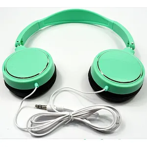 Children CE ROHS music 3.5mm Jack mic wired folding headphone