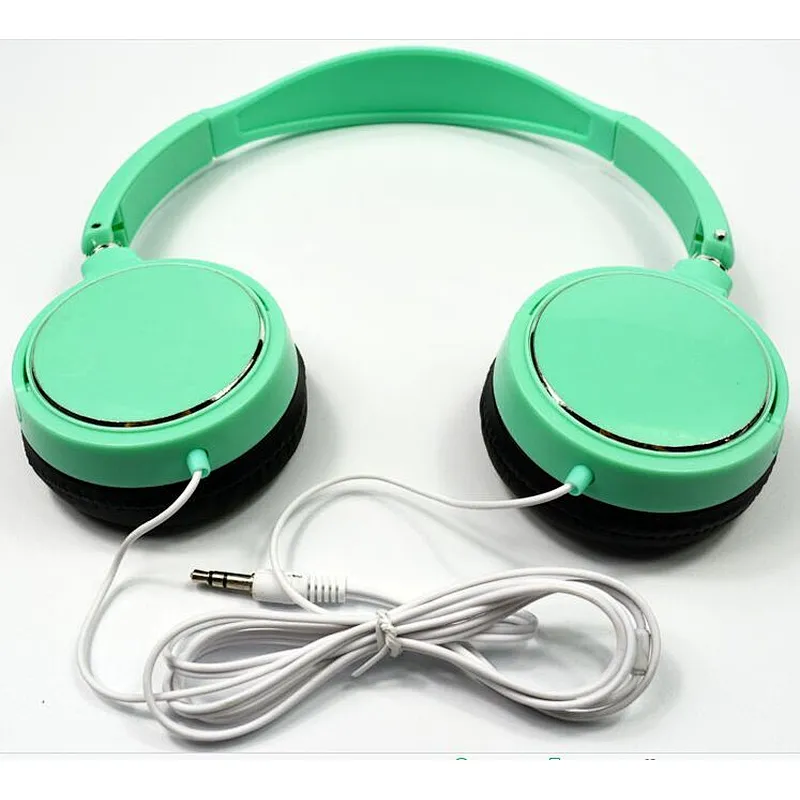 Children CE ROHS music 3.5mm Jack mic wired folding headphone