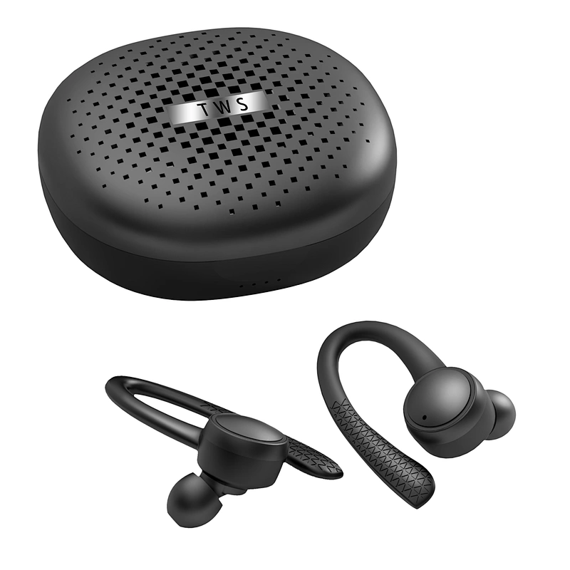Customize BT 5.0 True Wireless Headphones TWS Waterproof Adjustable Ear Hook Earphone