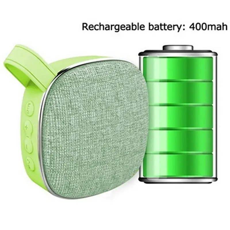 Promotional 3w Stereo Sound Portable Fabric Wireless Speaker