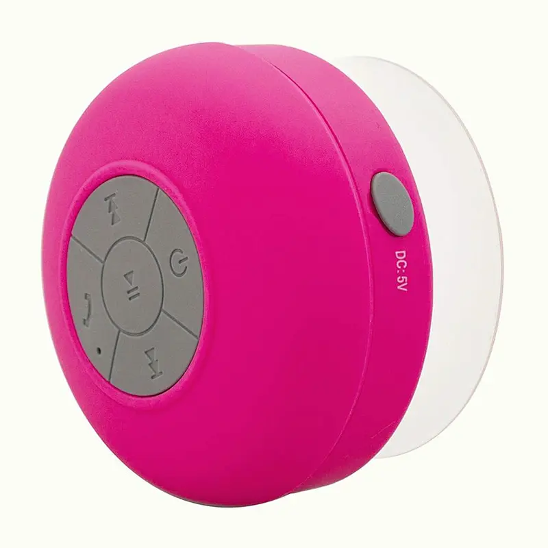 With Sucker Bathroom Waterproof Mini Wireless Bluetooth Speaker