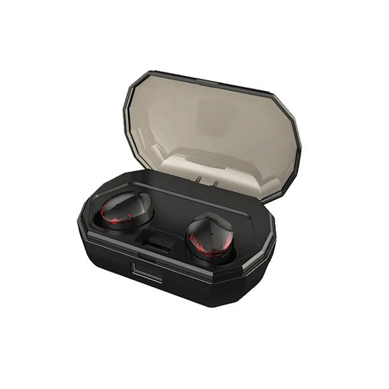 Digital Display Waterproof IPX7 TWS Bluetooth Earphone Noise Cancelling Mini Earphone Earbuds with Microphone