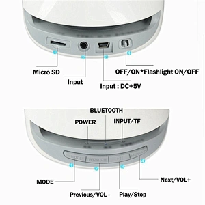 Led Color Changing Wireless Music Fountain Water Dancing Speaker