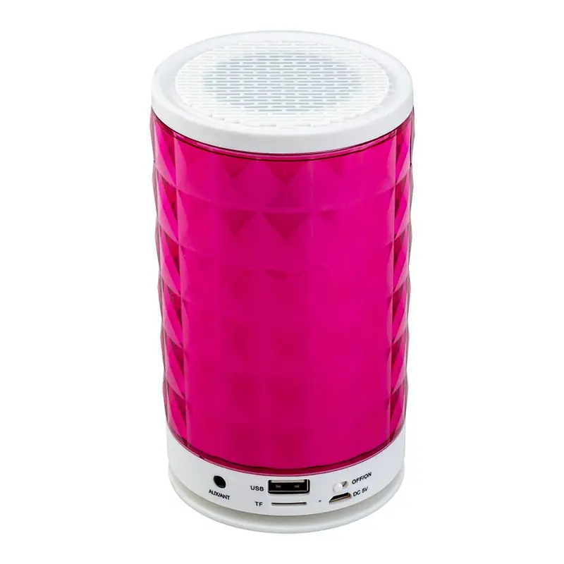 Round Diamond Color Changing  light Led wireless Speaker