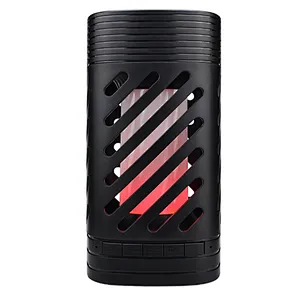 Outdoor Waterproof Wireless LED Flame Lamp Bluetooth Speaker F