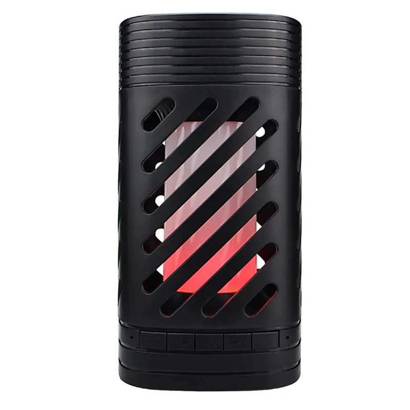 Outdoor Waterproof Wireless LED Flame Lamp Bluetooth Speaker F