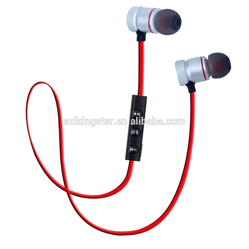neckband headphone wireless noise cancelling magnetic earbuds metal