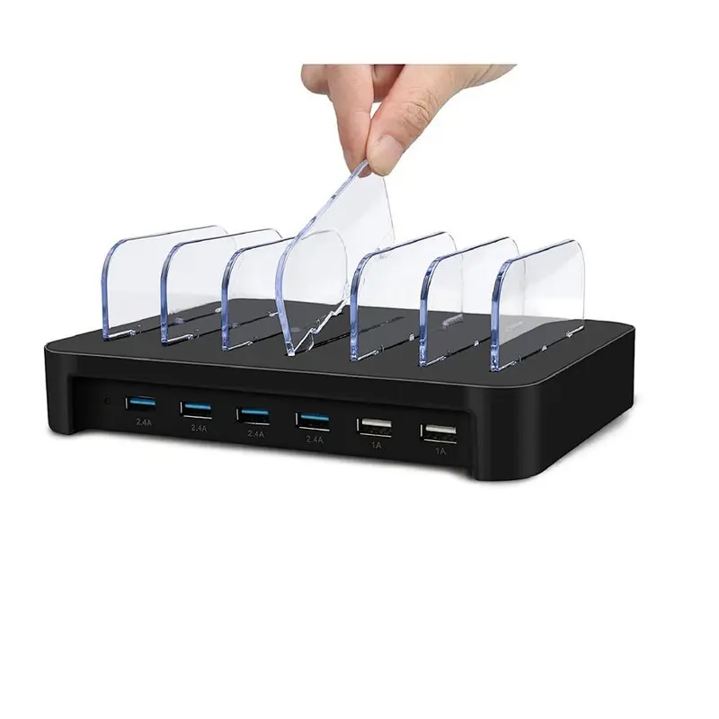 Multi-Device Multi port Mobile Phone 6 port USB Charging Station