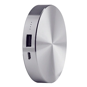 Promotional 6000mah Aluminium Metal Round Mini Powerbank