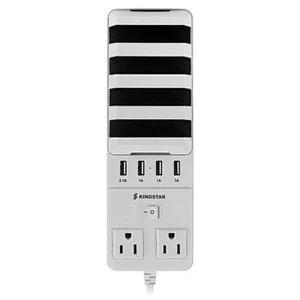 OEM Type C Portable Mobile Phone 2 Outlet Fast Charging 4 USB Socket Power Strip
