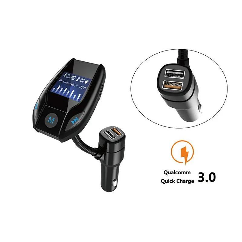 3.0 Car LCD Kit USBTF Slot Wireless FM Transmitter Radio Modulator