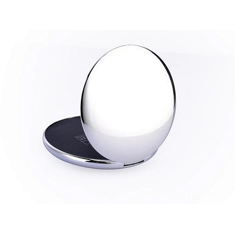outdoor emergency oem promotion gift make up mirror led leather power bank