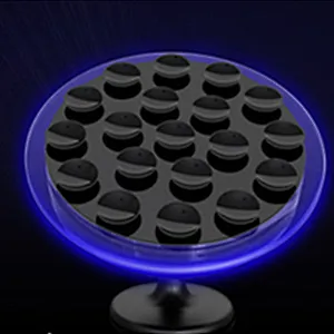 custom logo Universal mobile phone  suction Anti-slip Portable QI  Cupula Car mount Wireless Charger