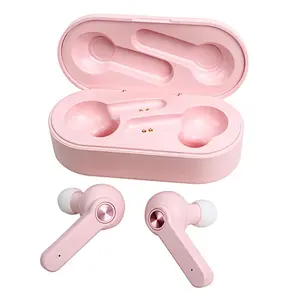 charge dock oem logo microphone bluetooth 5.0 true wireless kingstar tws earphone
