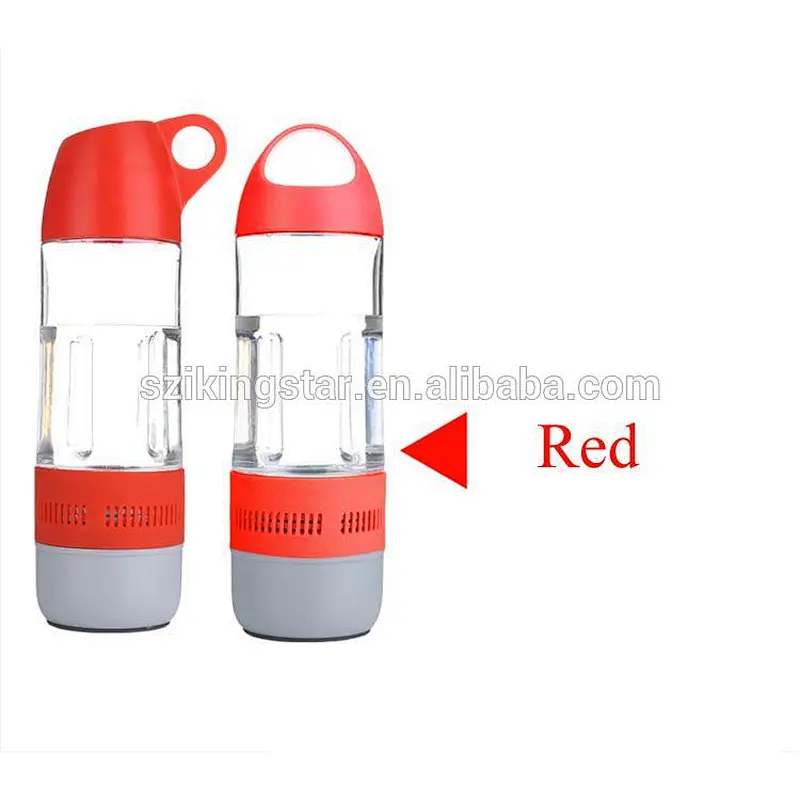 TF card music player waterproof wireless music 400ml bottle speaker