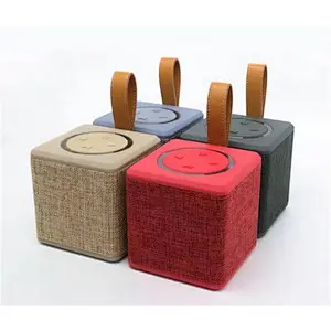 Wholesale Subwoofer Cloth Cover Square Wireless Fabric Speaker