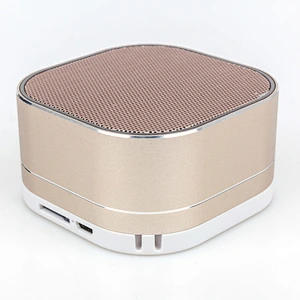 Promotional speaker portable mini metallic music wireless speakers