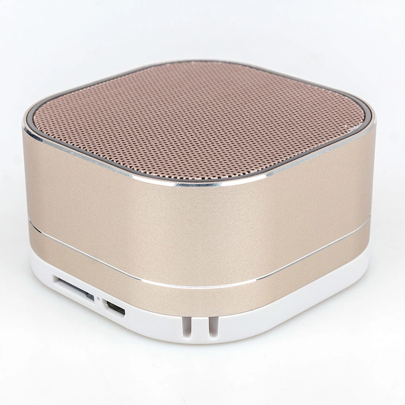 Promotional speaker portable mini metallic music wireless speakers