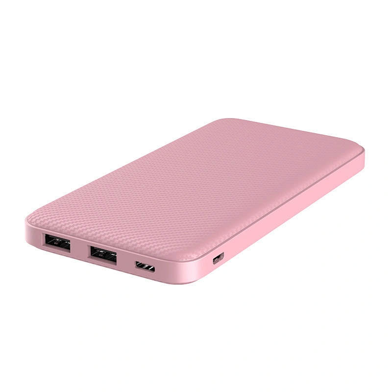 promotion gift mini portable thin pu leather 10000 mah powerbank
