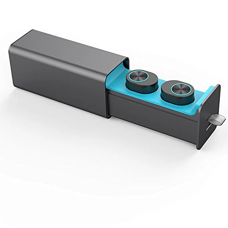 V5.0 stereo earphone build with mircophone 450mah charging case sport TWS wireless earbuds