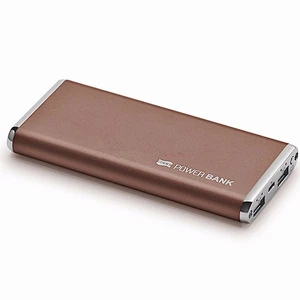 USB charge casing square power banks  mini portable  type-c slim aluminium 2000mah powerbank