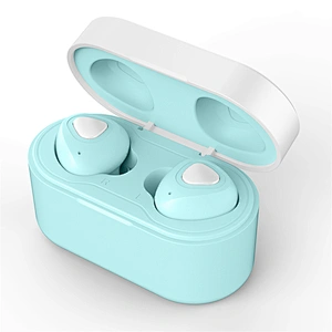 2019 promotion gifts girls colorful earphones multicolor earbuds round wireless tws earbuds with charging case