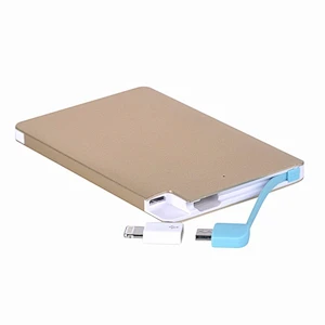 Ultra Slim battery Charger cheap oem logo credit card power bank