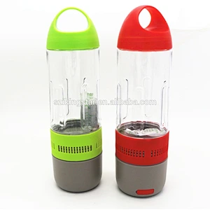wireless 3 in 1 music bottle 2000mah waterproof compass power bank speaker