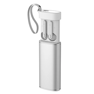 KINGSTAR CE Mobile Phone Headphone Bluetooth with 3000mAh Power Bank TWS Wireless Earphone Earbuds