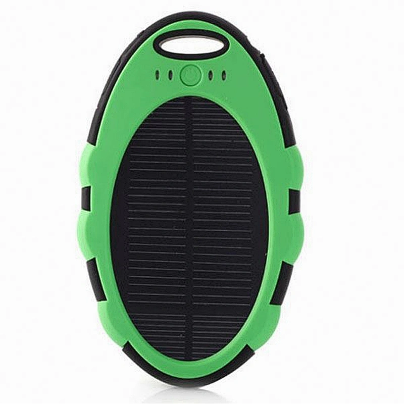 Charger 5000mah Waterproof powerbank keychain Dual USB Ports Solar Power banks 5000mah USB
