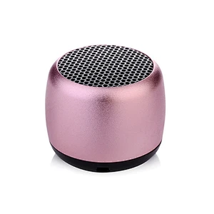 Coin Size Aluminium Mini Wireless Selfie Active Speaker Bluetooth