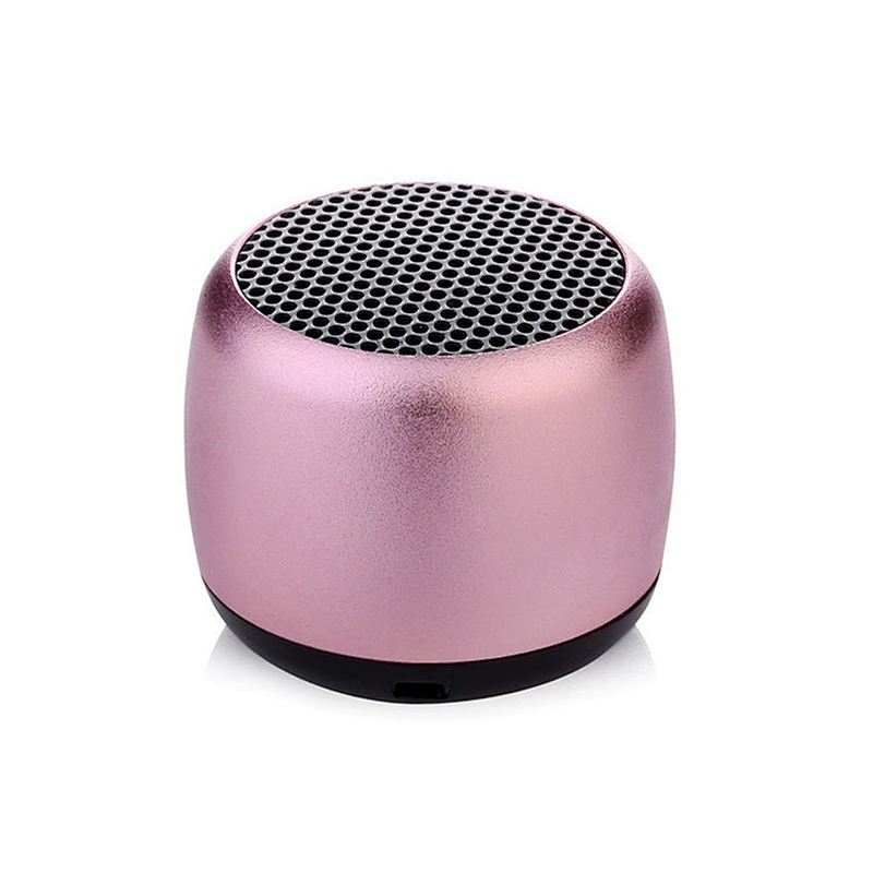 Coin Size Aluminium Mini Wireless Selfie Active Speaker Bluetooth