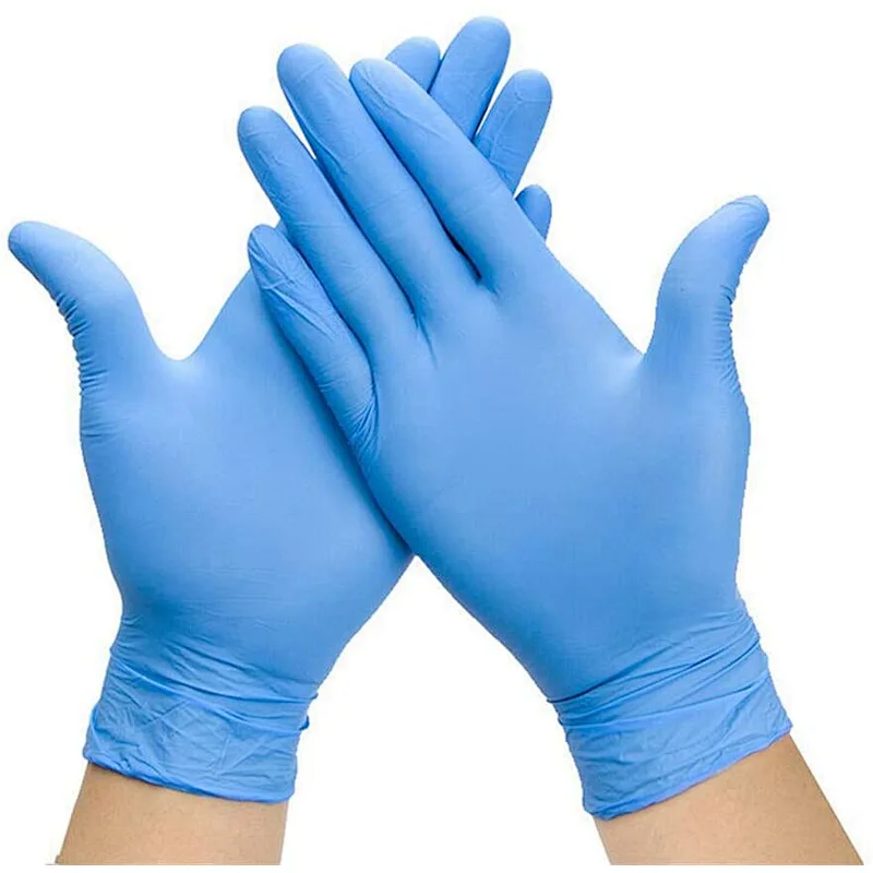 50 Pairs Comfortable Disposable Mechanic Nitrile Gloves Exam Gloves Protective Gloves