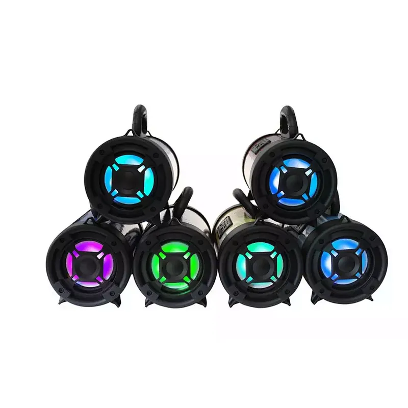 Portable Wireless 10W Big Power Active BT DJ Led Light Park Garden Outdoor FM Radio Bluetooth Speaker