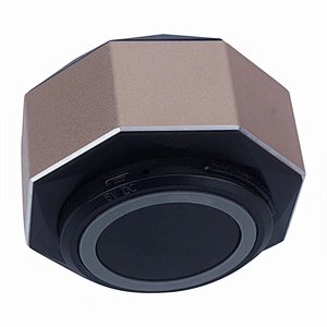 With Mic TF Card FM Radio AUX Mini Metal Wireless Bluetooth Speaker