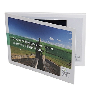 Custom Printing Digital Video Business Greeting Invitation Card
