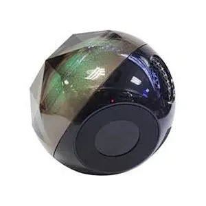 stereo wireless disco bar karaoke colorful led Round Crystal Bluetooth RGB Speaker