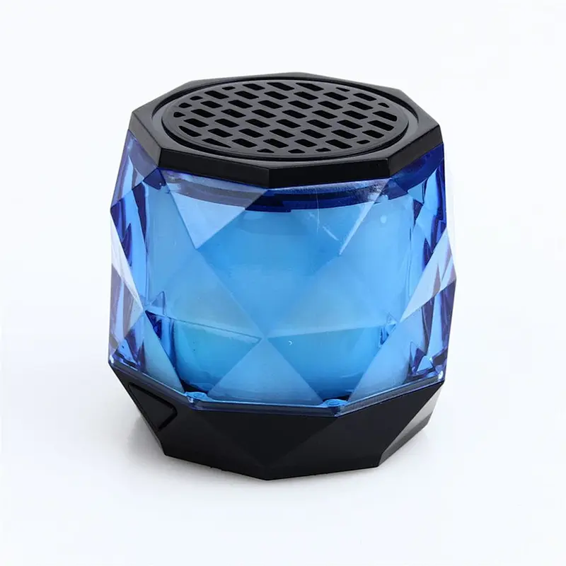 Mini 3W Promotion Crystal Led Color Changing Wireless Speaker