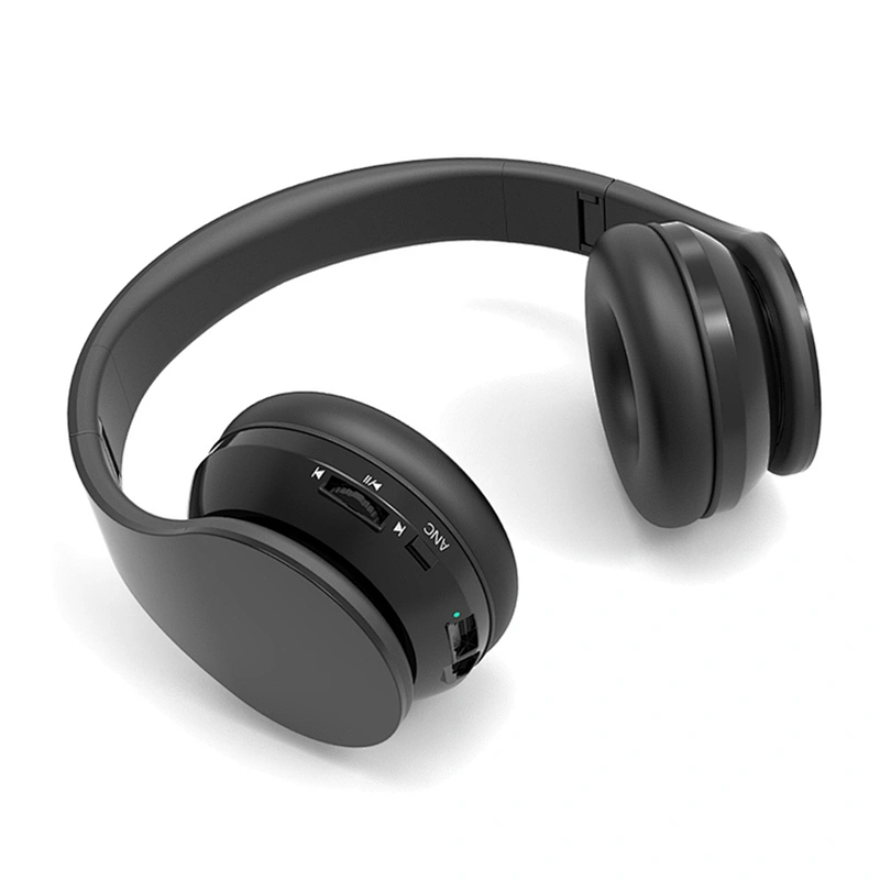 Foldable Noise Cancelling Stereo Wireless Bluetooth Headset