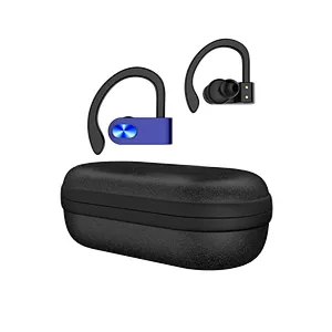 OEM Sports In Ear Ture Wireless Hanging Built in Mic Stereo Sound Bluetooth Earhook With Eva Charging Case