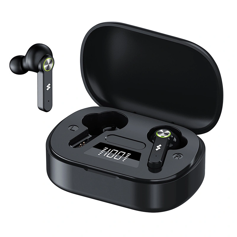 KINGSTAR BT 5.0 LED Digital Display Earbuds Private Label Portable True Wireless Power Phone Earbuds