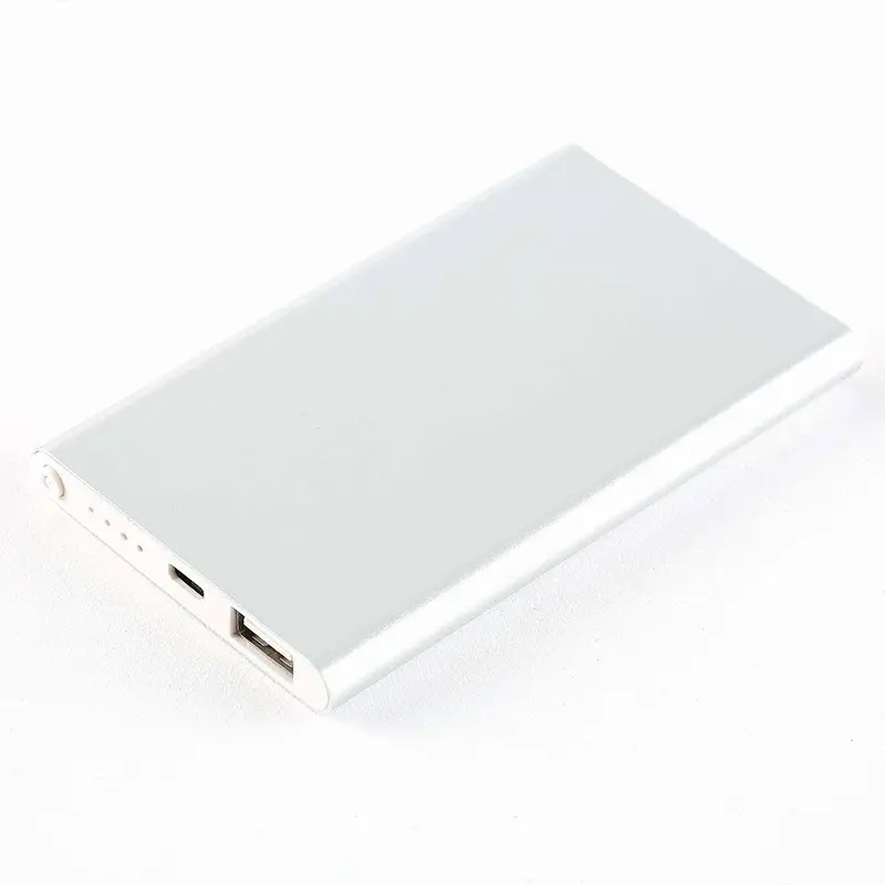 Metal Pocket Mini Portable Thin Slim 4000mah Charger Metal Phone Power Bank