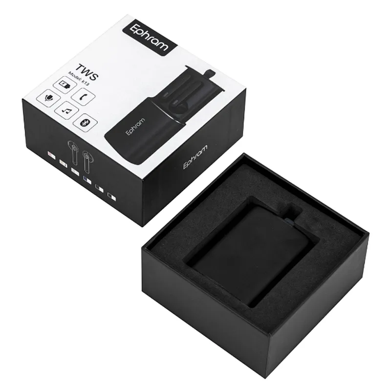 K010 Mini TWS Aluminum Wireless Bluetooth 5.0 Push Pull Stereo Headphone Earphones