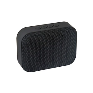 fabric  wireless blue tooth MP3 music players round shape stereo 3W mini led speakers