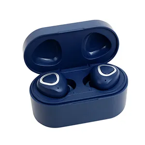 5.0 Cordless earphone with charging case stereo sport bluetooths wireless earbuds
