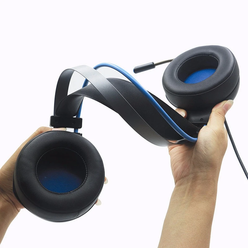 stereo wire 3.5mm pc gaming headphone with led light